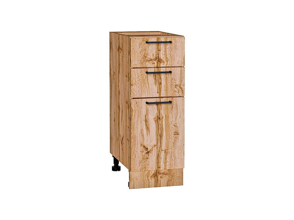 Шкаф нижний с 3-мя ящиками Флэт