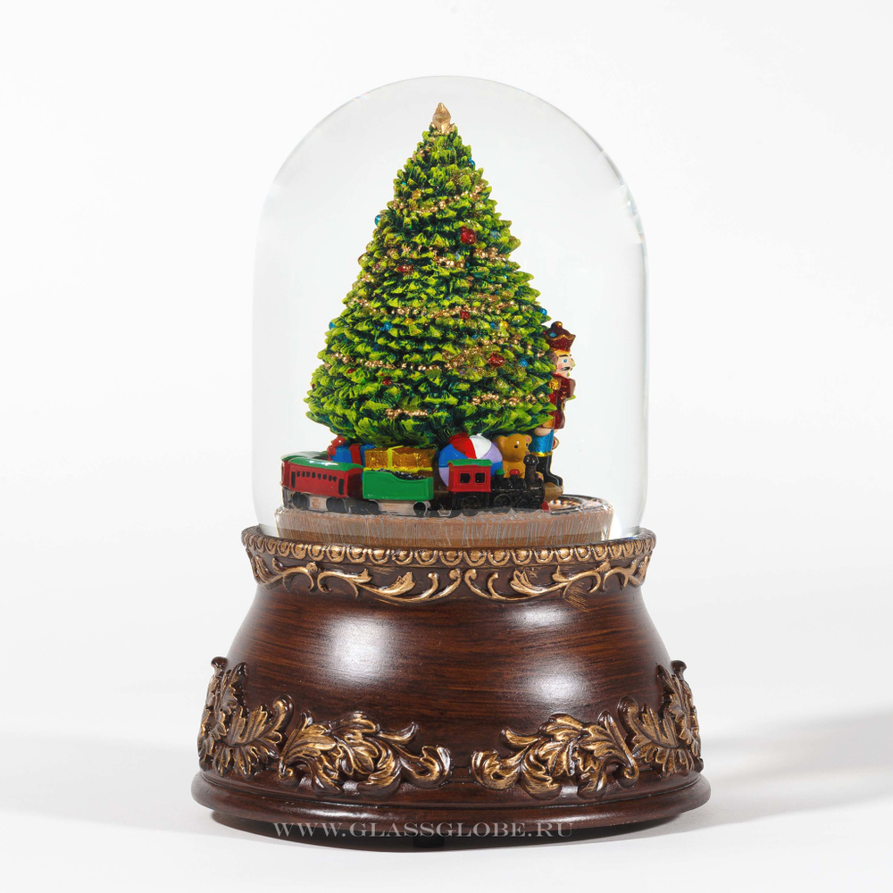 Стеклянный шар "Щелкунчик"