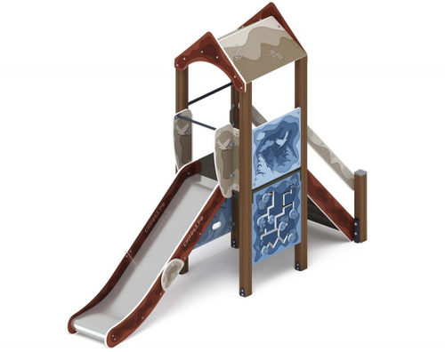 Детский комплекс Играйте с нами (Алтай) горка Н 1200 ДИК 2.01.1.01-14