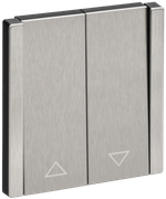 FORTE&PIANO Выключатель жалюзи 10А FP711M металл никель IEK