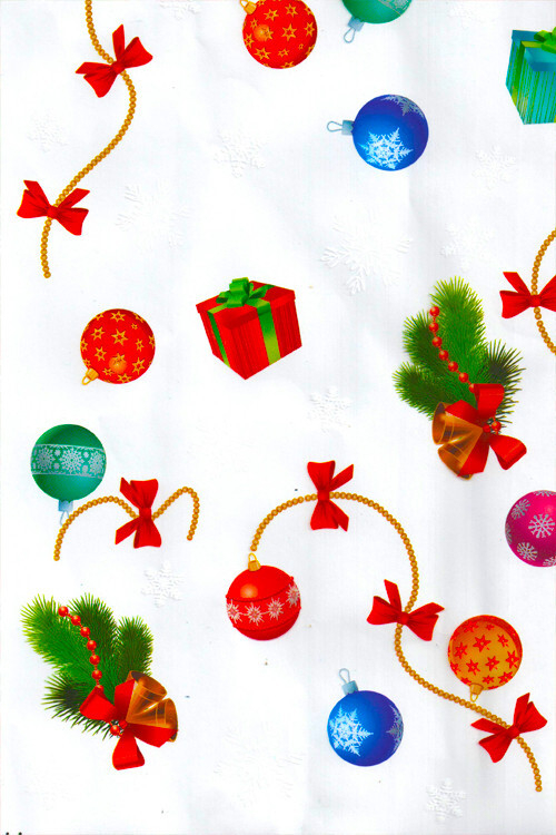 Пакет подарочный 20 х 30 см "Новогодний" с рисунком Полиэтиленовый