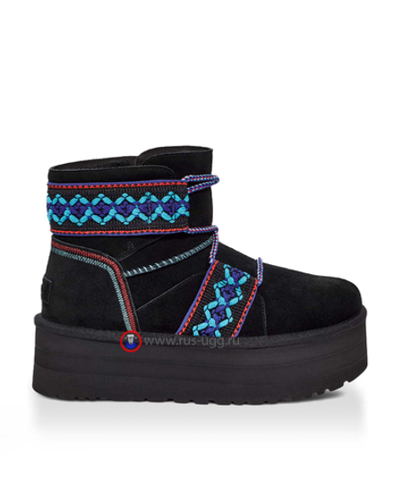CLASSIC MINI BRAID PLATFORM Black
