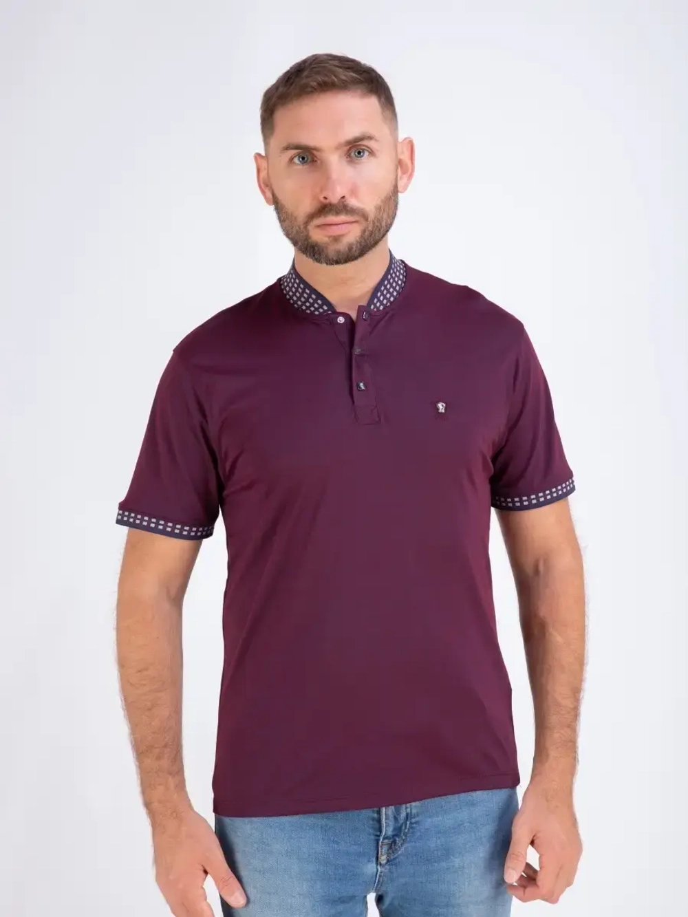 Футболка мужская однотонная базовая