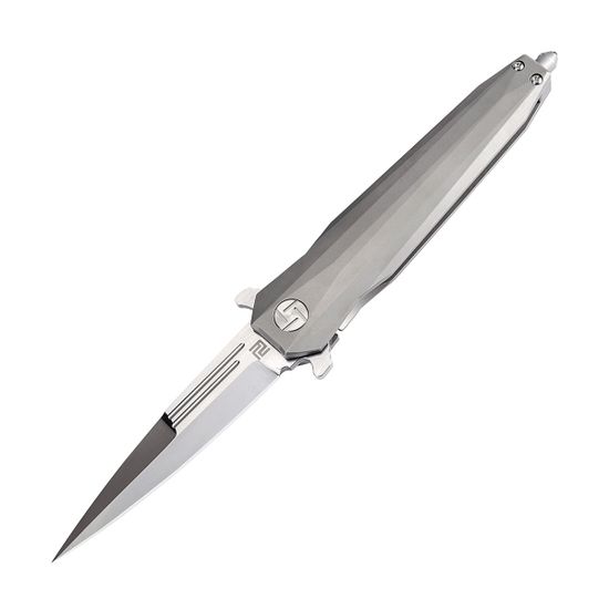 Нож Artisan Cutlery 1810G-GYM Hornet клинок из стали M390, рукоять Titanium TC4
