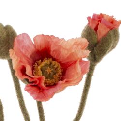 GAEM Цветы искусственные "Букет маков", L12 W8 H51 см