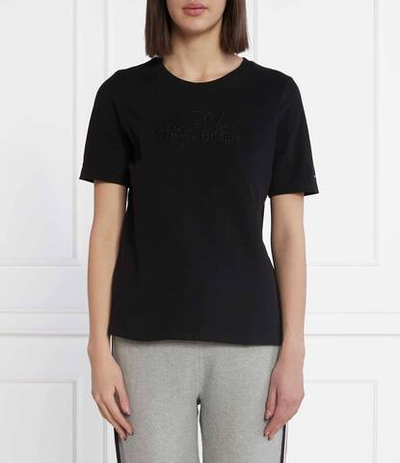 Футболка REG BRUSHED CTN NY C-NK SS Tommy Hilfiger - черный(WW0WW37351)