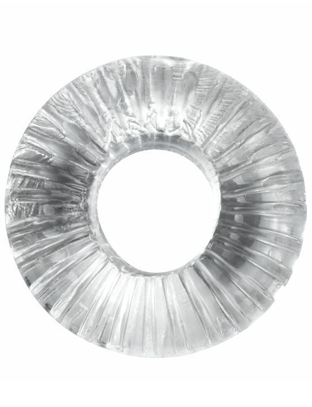 Прозрачное толстое эрекционное кольцо (Цвет: прозрачный)