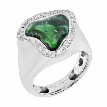 Кольцо с Турмалином и Бриллиантами, R0030-31/1