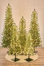 Ель искусственная с лампочками Тикко