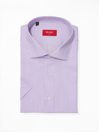 Сорочка мужская VESTER короткий рукав, бамбук/тенсель/пэ 72915 12