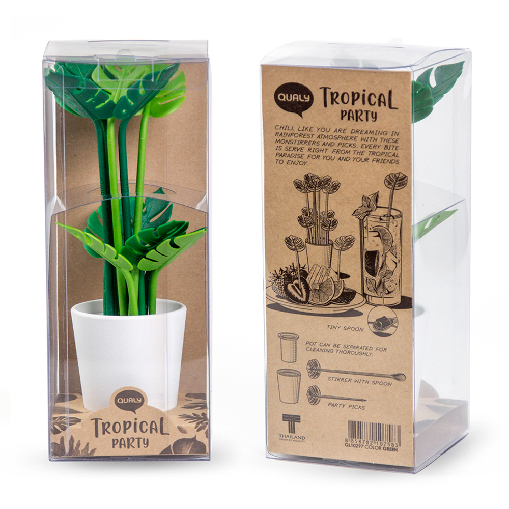 Набор для коктейля Qualy Tropical Party