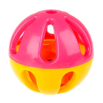 1908932/Погремушка на кол,внутри корпуса шар-погремушка,верхняя часть - мягкий ПВХ, в/п/12