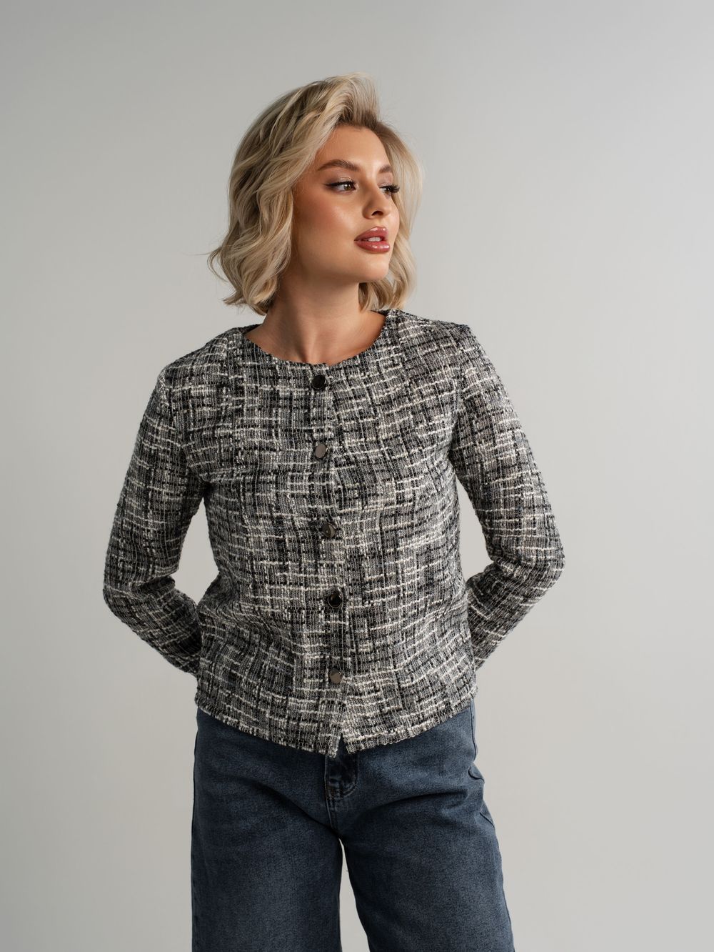 Костюм с брюками Марлин (серый) К15120-10М LT Collection