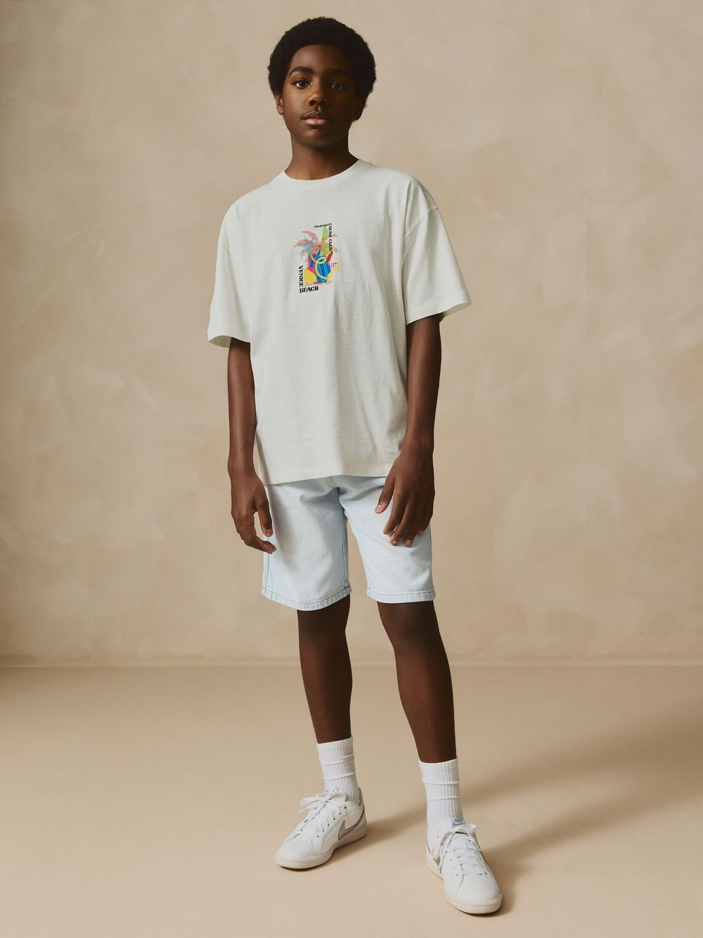 Шорты джинсовые для мальчика Next AC5-635, Светло-голубой