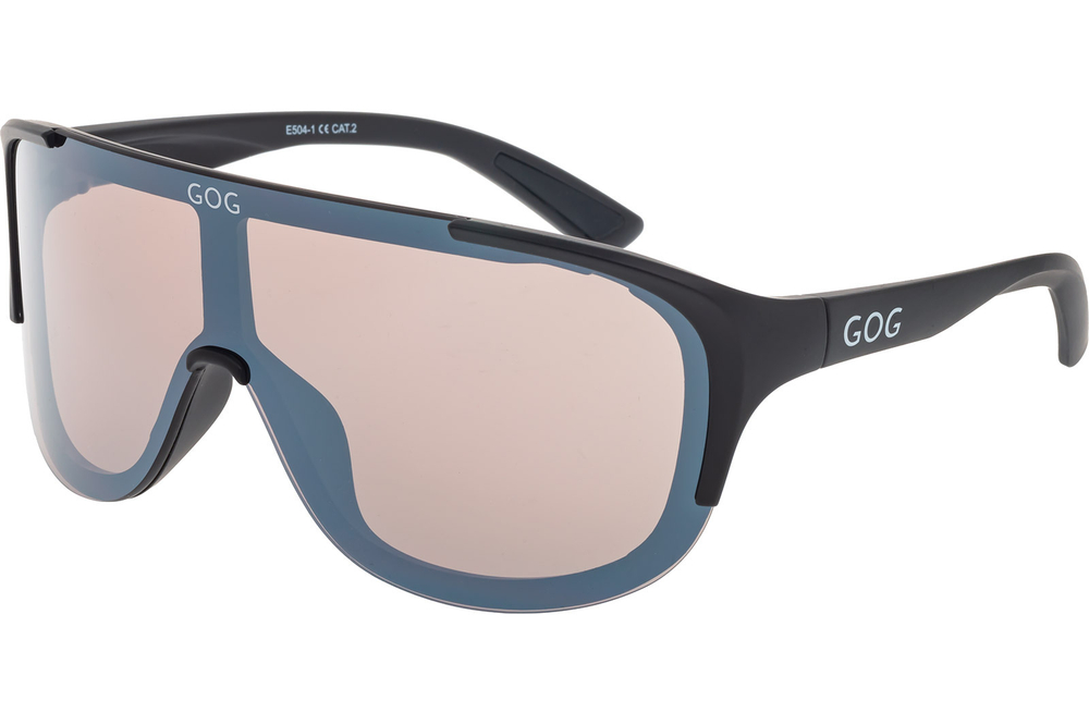 Спортивные очки GOG Medusa / Matt Black / Silver Lens