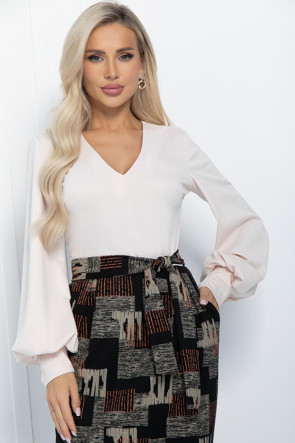 Платье Безупречный силуэт (черно-молочное) П11267 LT Collection