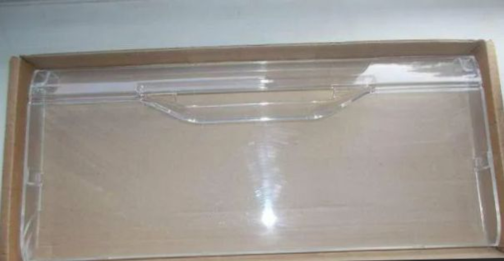 Панель ящика 198*456мм морозильной камеры прозрачный Ariston, Indesit C00385667, C00372744, 385667, 372744