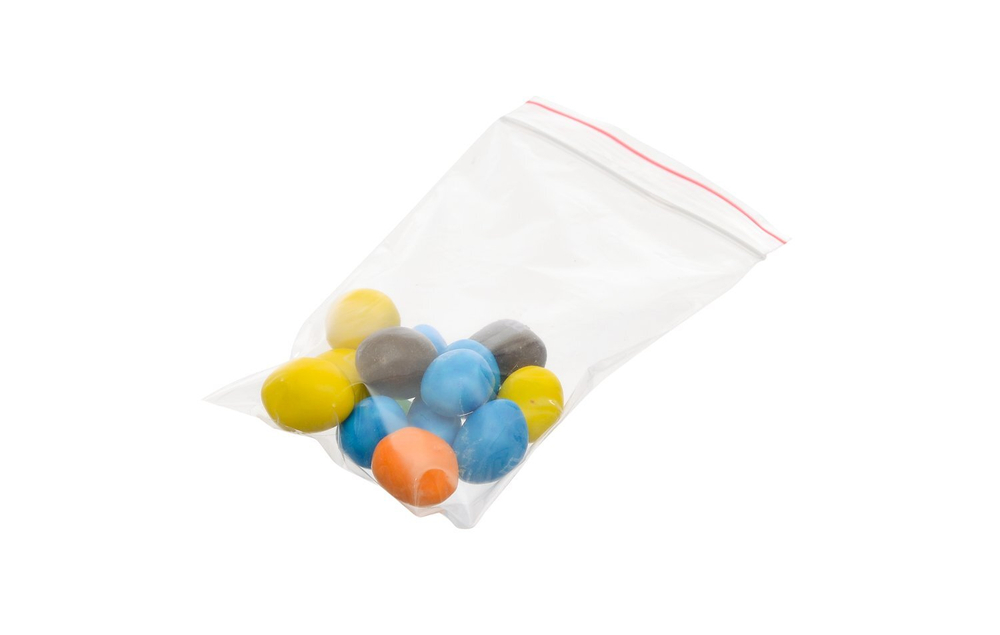 Пакет ПВД с замком Zip Lock Optiline, 70х100 мм, 100 штук в упаковке