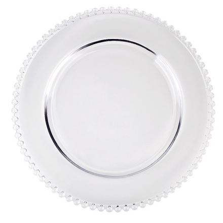 Блюдо сервировочное "Gocciolina" d=32см. h=2,5см. (стекло) (подарочная упаковка)