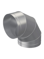 Отвод OTG D400 90° оцинк.сталь ERA PRO