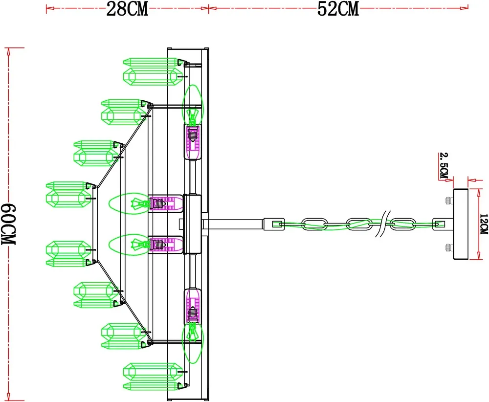 Подвесная люстра Arte Lamp DIADEM