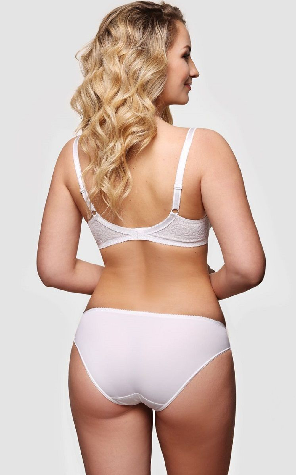 Бюстгальтер-балконет с мягкими трехразрезными чашками (Размер: 85D) (Цвет: нежно-розовый)