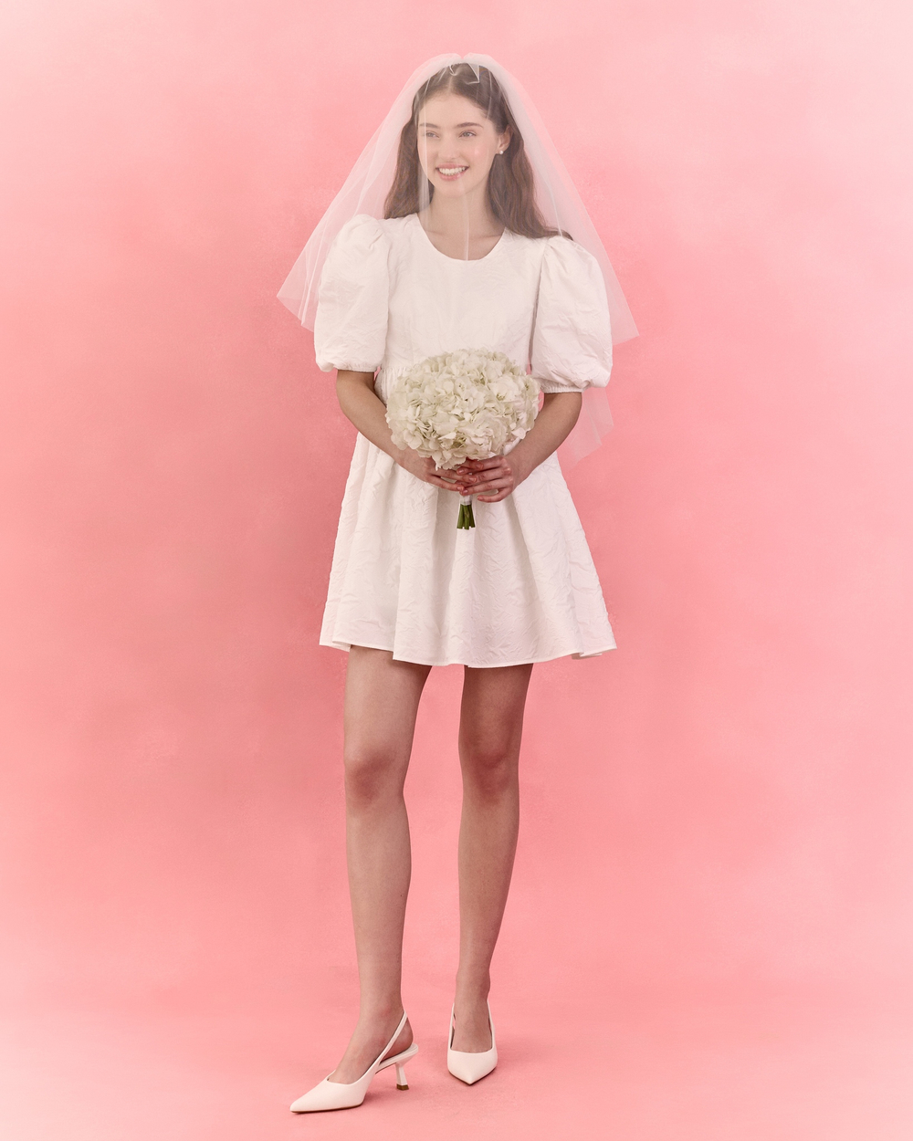 Coco white mini dress