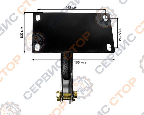 Кронштейн редуктора к раме двигателя 168/170F