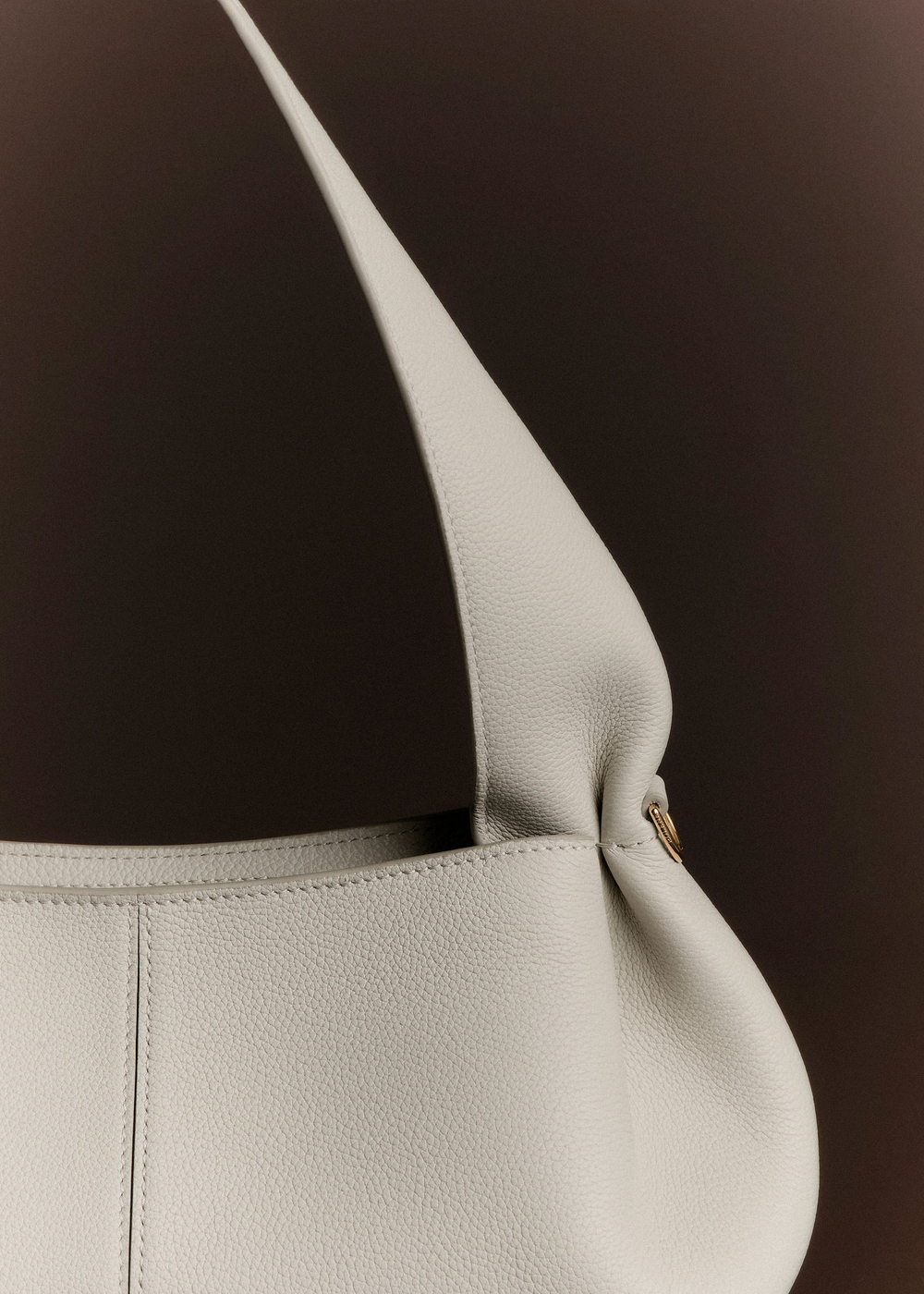 POLENE Сумка Numéro Neuf East West, цвет мела