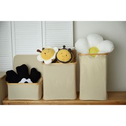 Корзина для белья с двумя отделениями Neat Twin, 53,5х33х53 см, молочная