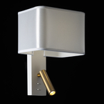 Citilux DEKART CL704480 LED Бра с белым абажуром и выключателем