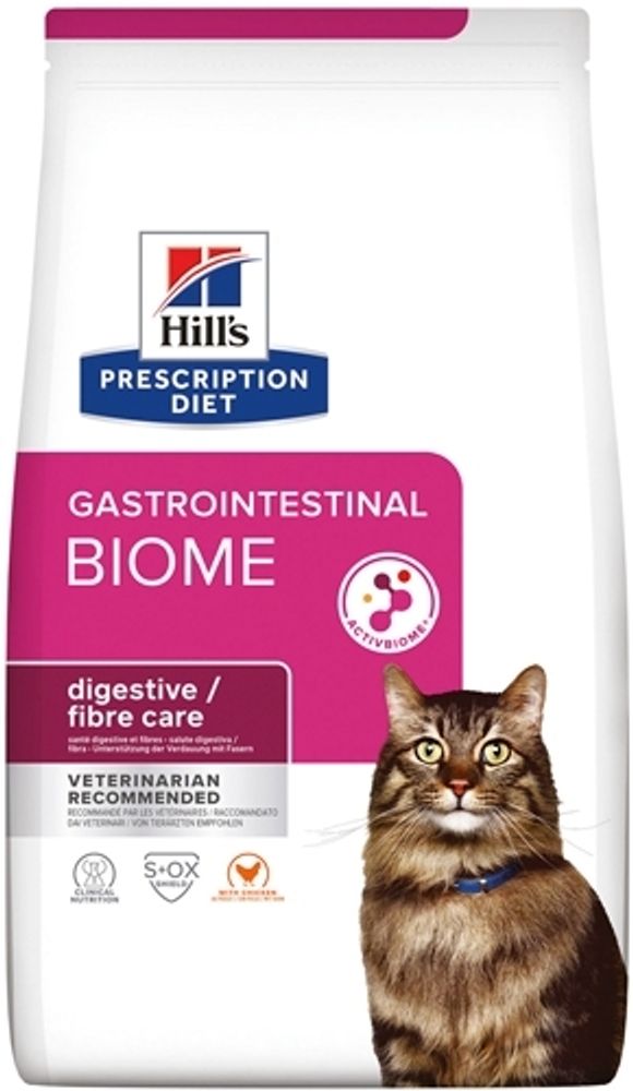Сухой корм Hill&#39;s Prescription Diet Gastrointestinal Biome для кошек при расстройствах пищеварения и микробиомы кишечника 1,5 кг