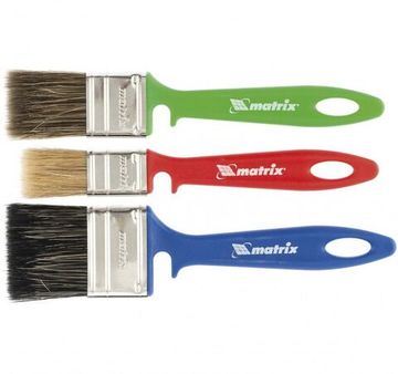 Набор кистей универсальный, 25мм, 35мм, 50мм, пластиковая рукоятка Matrix 83399