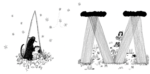 Волшебный лес от А до Я. Арт-бук с наклейками