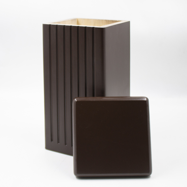 Урна для праха "Линия" коричневая