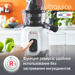 Соковыжималка шнековая Moulinex Ultra Juice ZU600110