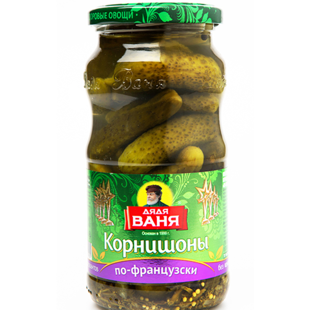 Корнишоны Дядя Ваня по-французски 460 гр