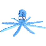 Игрушка для собак средних и мелких пород «ЗООГРАД», осьминог, с пищалкой и шуршалкой, 35см (лейбл)