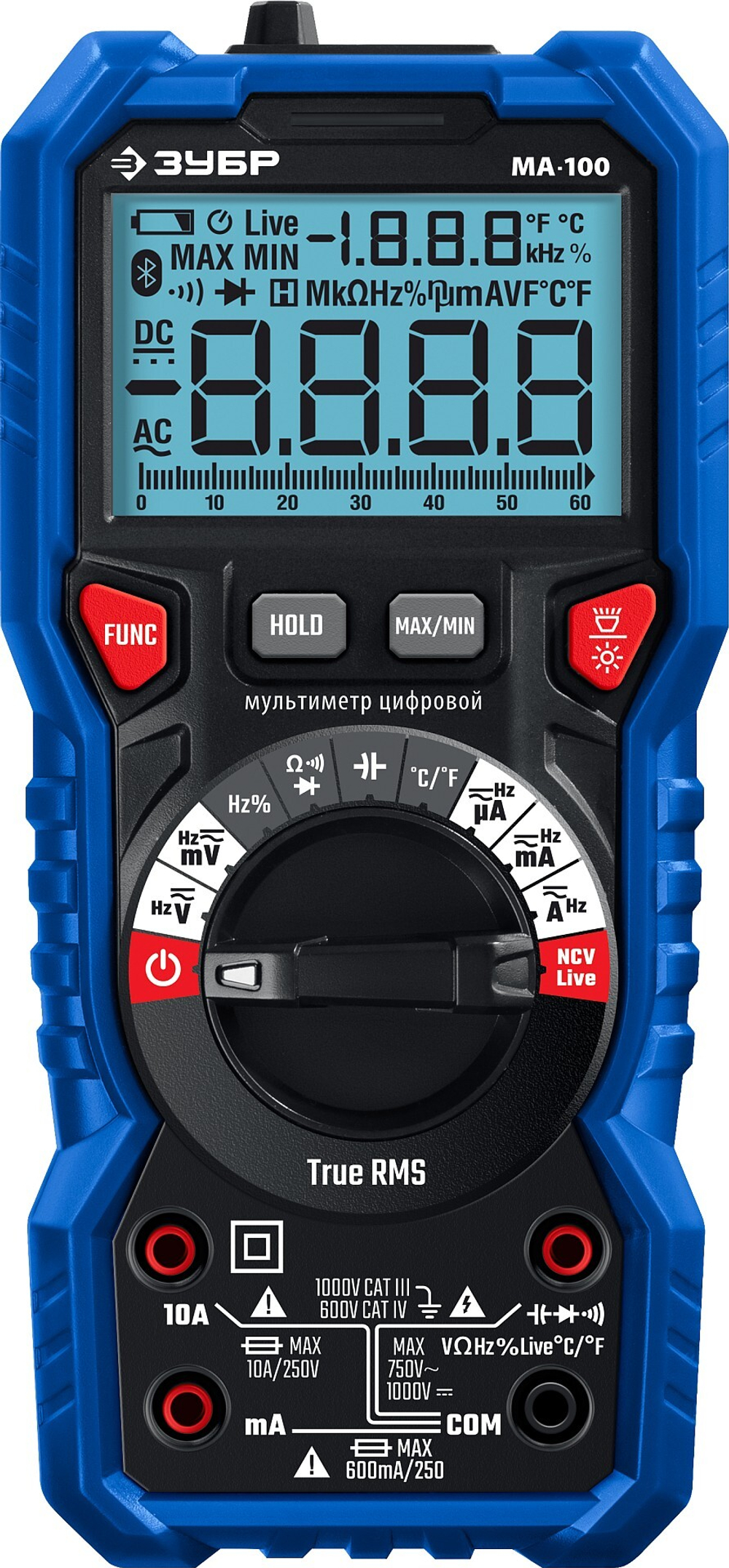 ЗУБР МА-100 цифровой мультиметр (59808)