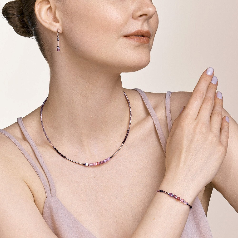 Серьги Coeur de Lion Shades Of Pink-Lilac 5027/21-1927 цвет золотой, розовый