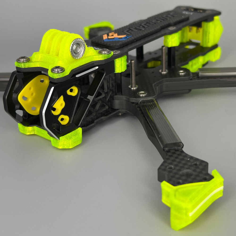 Рама FlyFish RC Volador 2 VX5 T700 (DJI O4 Pro) Желтый