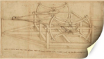 Изобретения. Рисунок, Леонардо да Винчи, картина (репродукция) Настене.рф