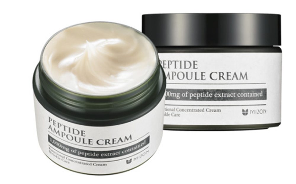 Mizon Peptide Ampoule Cream омолаживающий пептидный крем для зрелой, сухой кожи
