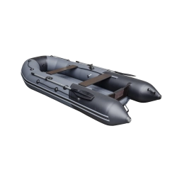 Лодка Таймень NX 3400 НДНД PRO, 3400*1600*450 мм., цвет графит - черный