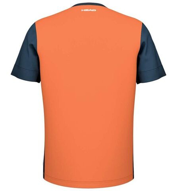 Мужская теннисная футболка Head Slice - campfire orange