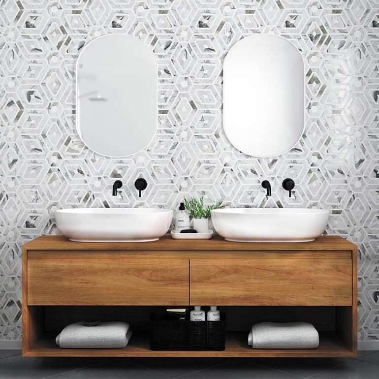 мозаика в санузле