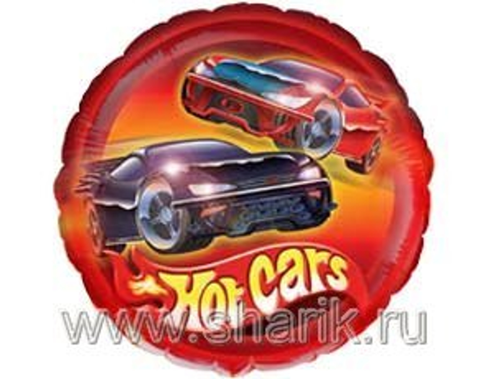 Шар фольга 18" "Машинки HOT CARS"