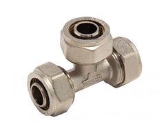 Тройник обжимной I-TECH 26 для металлопластиковых труб 16635