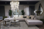 Комплект мебели Garda Decor №49 модульный Диван Tesoro