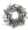 Декорированный венок с ягодами диам. 50 см., зеленый в снегу (83054)